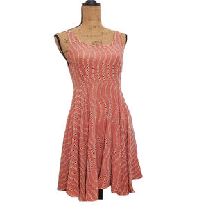 Hot Knots Pink Blush Flowy Dress Women's Small Pocketed Sleeveless
